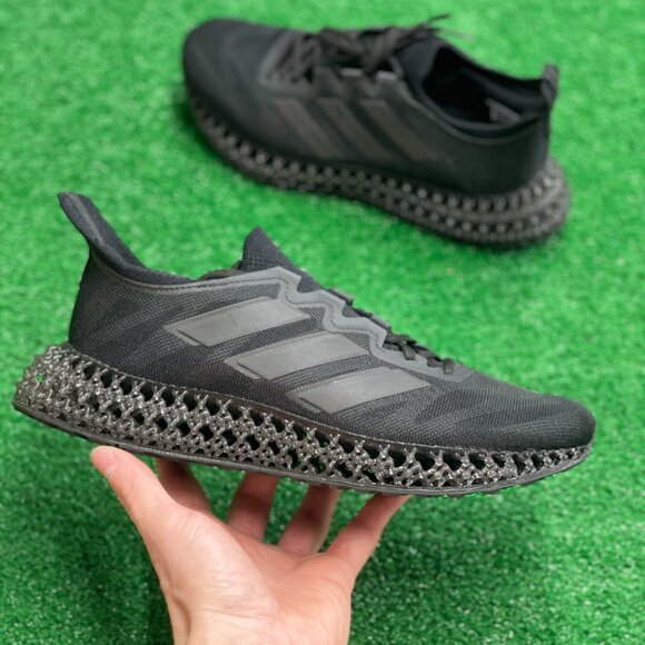 Adidas 4DFWD 3 Black Mens Running Shoes IG8985 NEW* Sz 7 - Picture 1 of 8